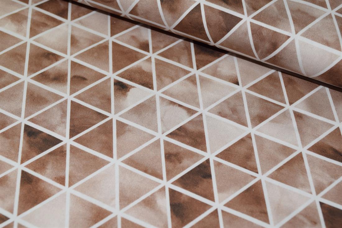 Light Brown Printed Cotton Fabrics