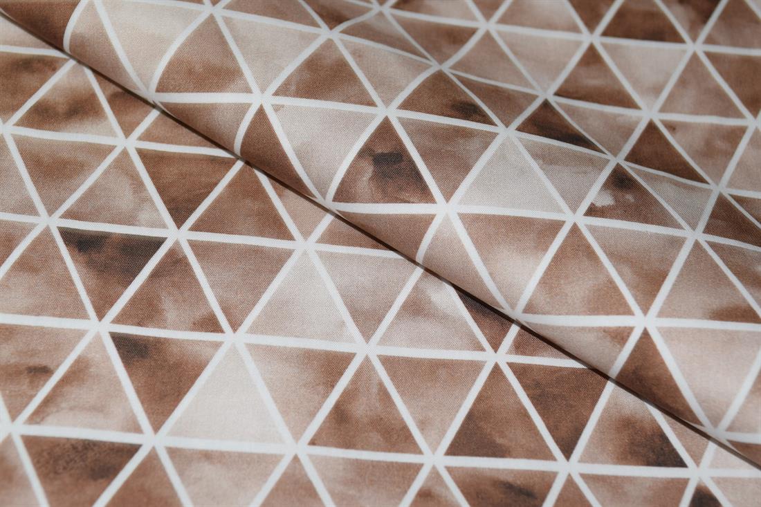 Light Brown Printed Cotton Fabrics