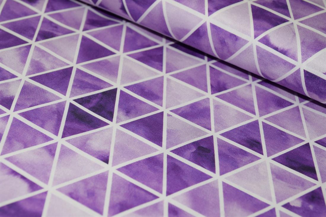 Purple Printed Cotton Fabrics