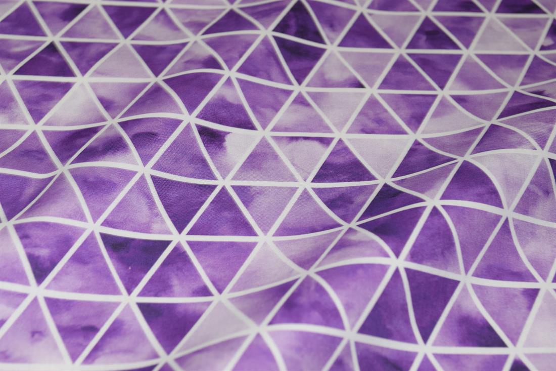 Purple Printed Cotton Fabrics