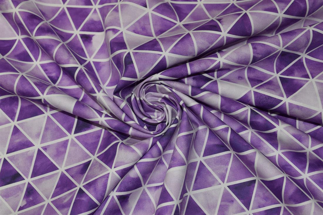 Purple Printed Cotton Fabrics