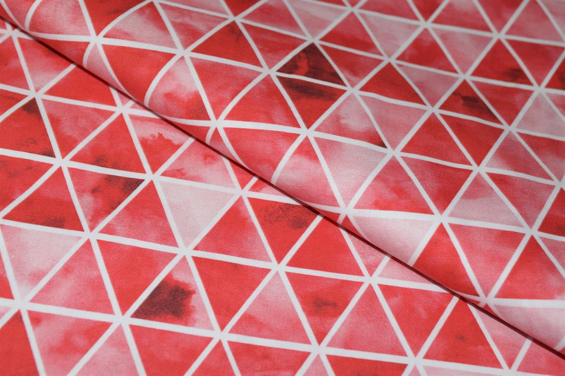 Red Printed Cotton Fabrics