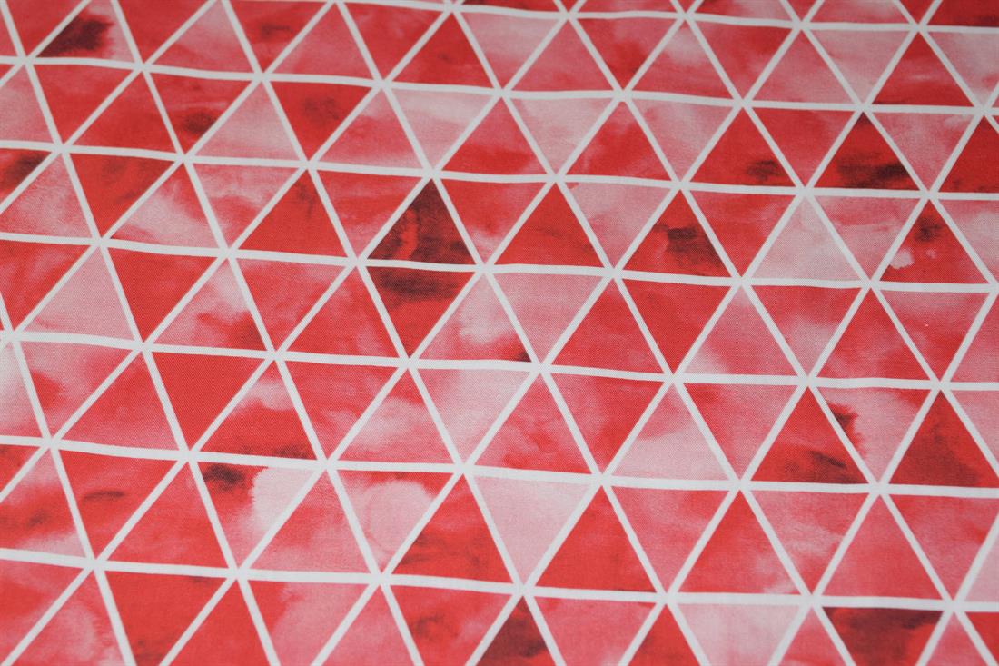 Red Printed Cotton Fabrics