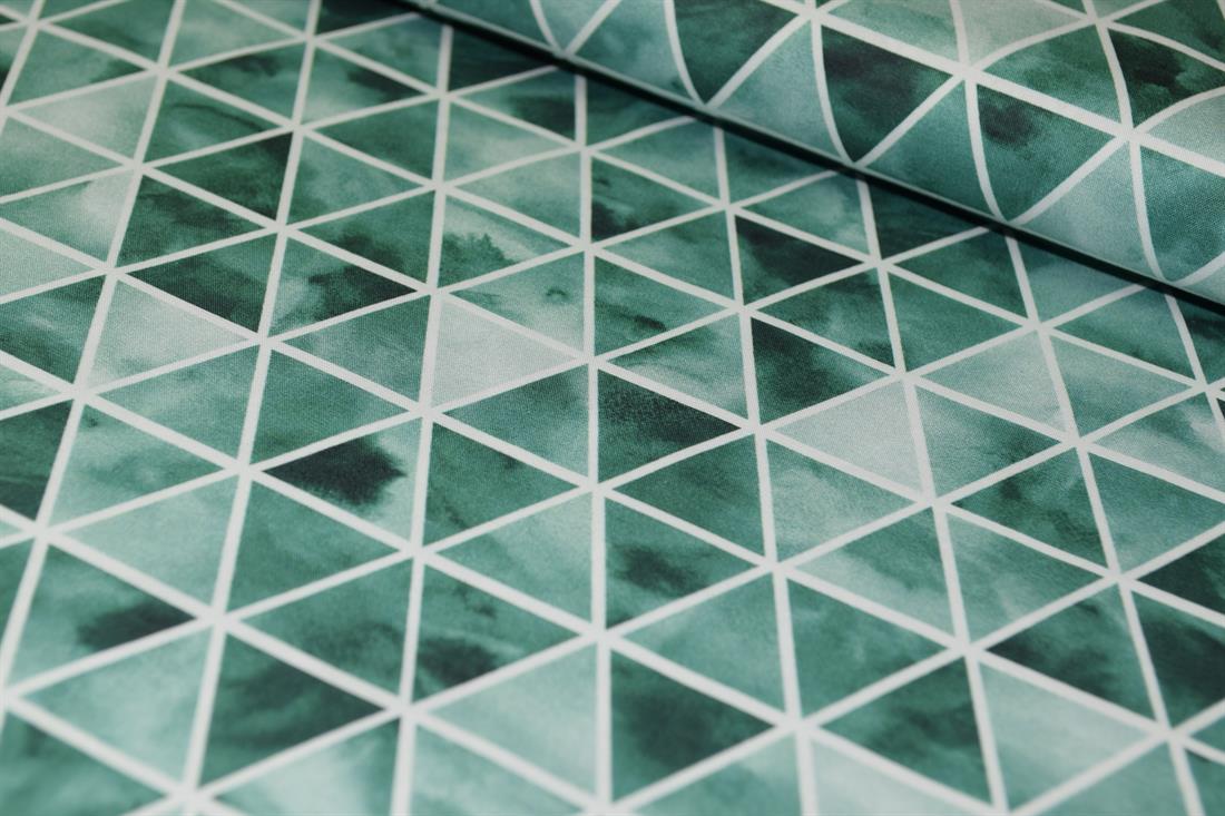 Teal Printed Cotton Fabrics