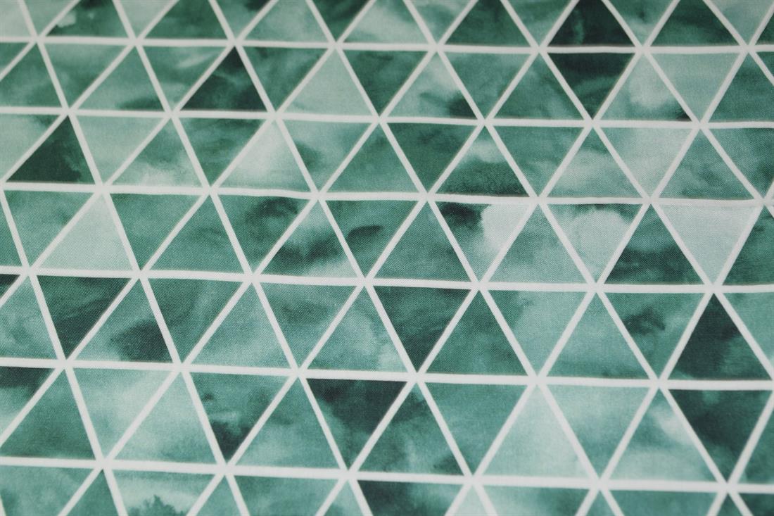 Teal Printed Cotton Fabrics