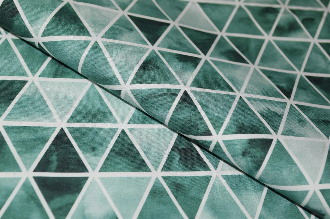 Teal Printed Cotton Fabrics