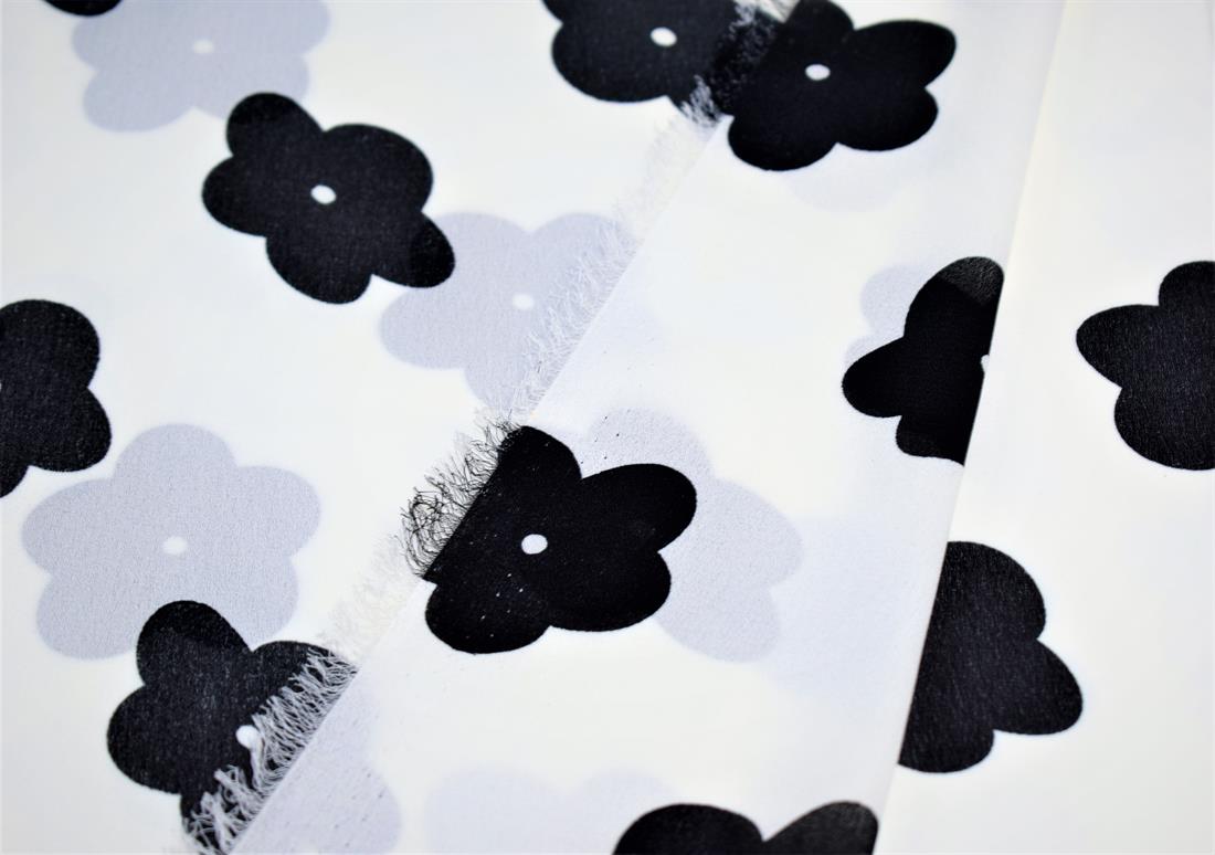 COL 3 Chiffon Floral Print