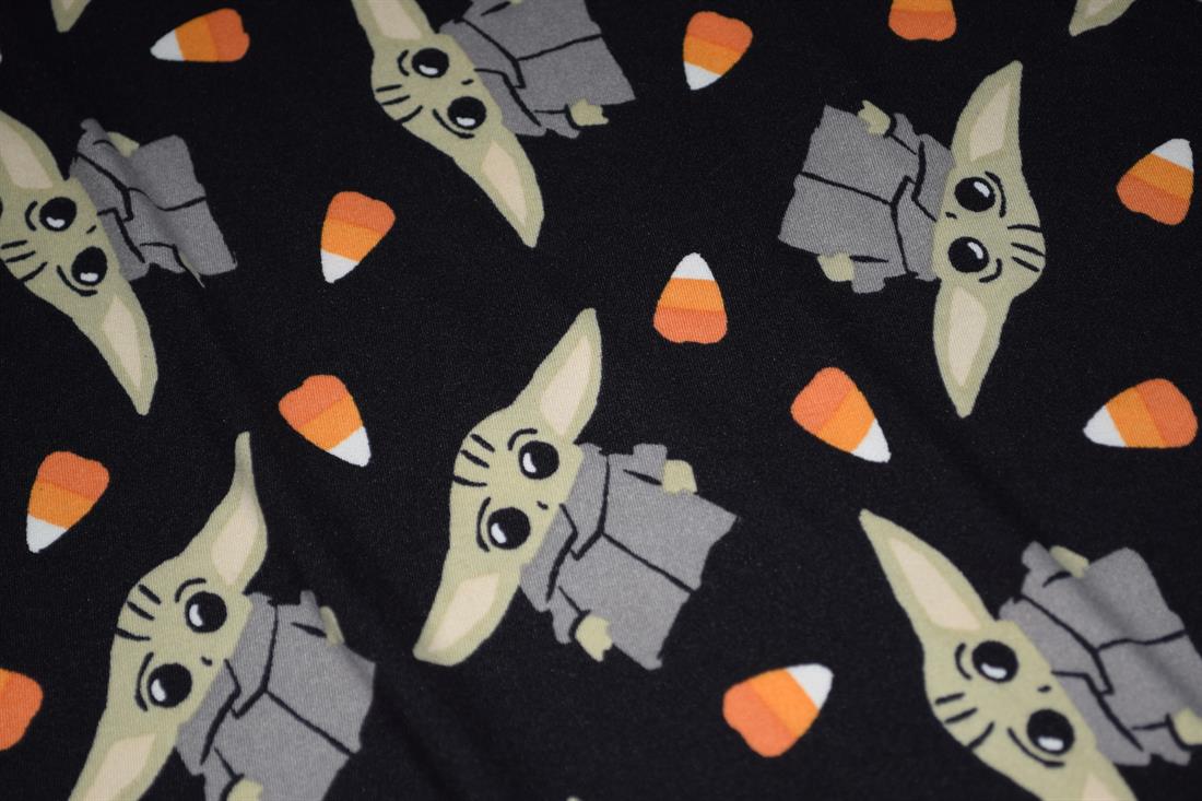 Black Brushed Jersey Fabric