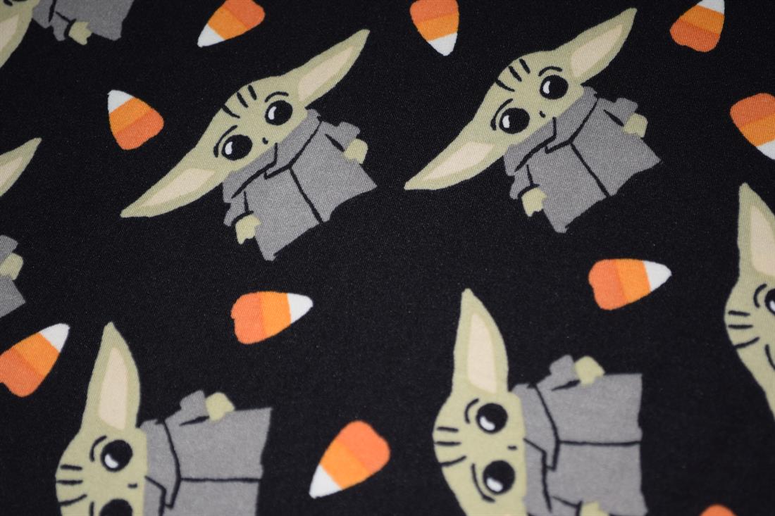 Black Brushed Jersey Fabric