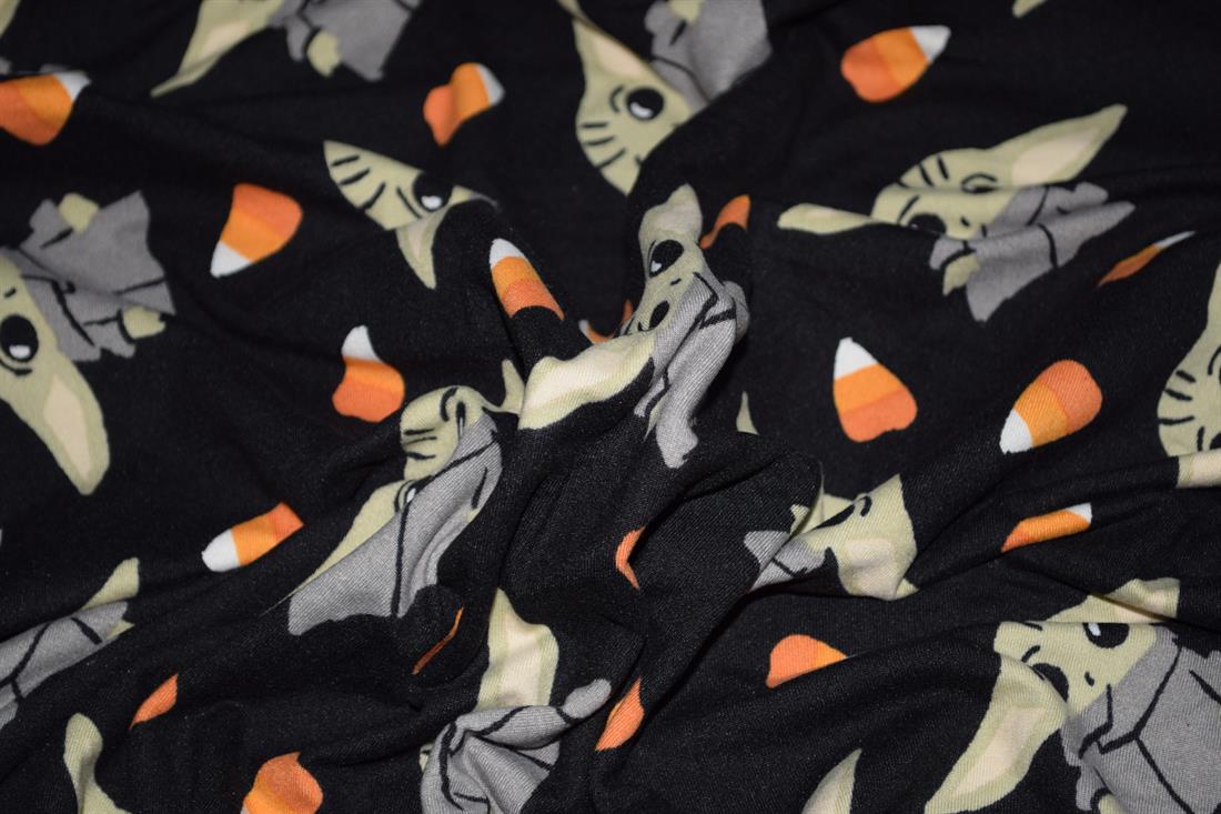 Black Brushed Jersey Fabric
