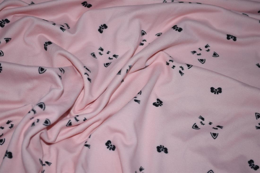 Pink Brushed Jersey