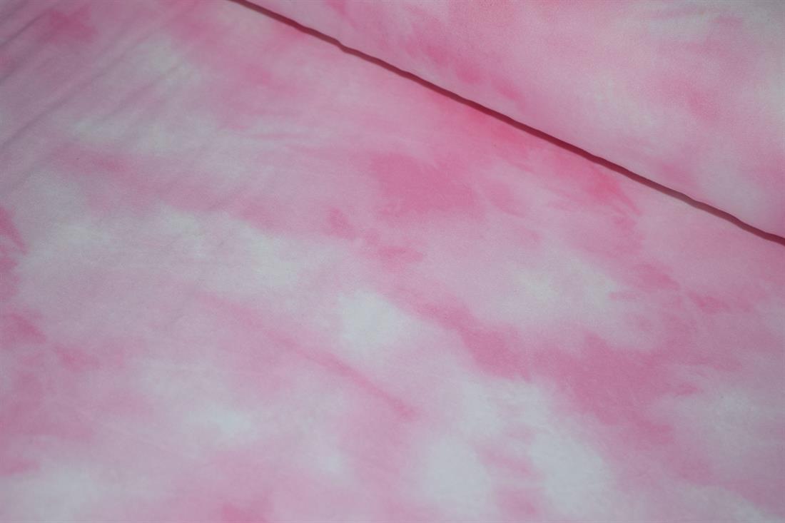 Pink & White Brushed Jersey