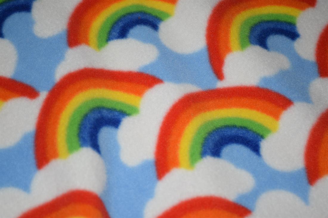 Sky Blue Rainbow (Fleece)