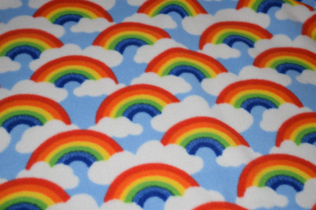 Sky Blue Rainbow (Fleece)