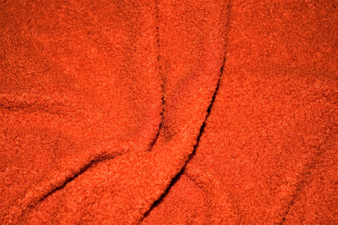 Red Premium Quality Supersoft Sherpa Single Side Fleece Fabric