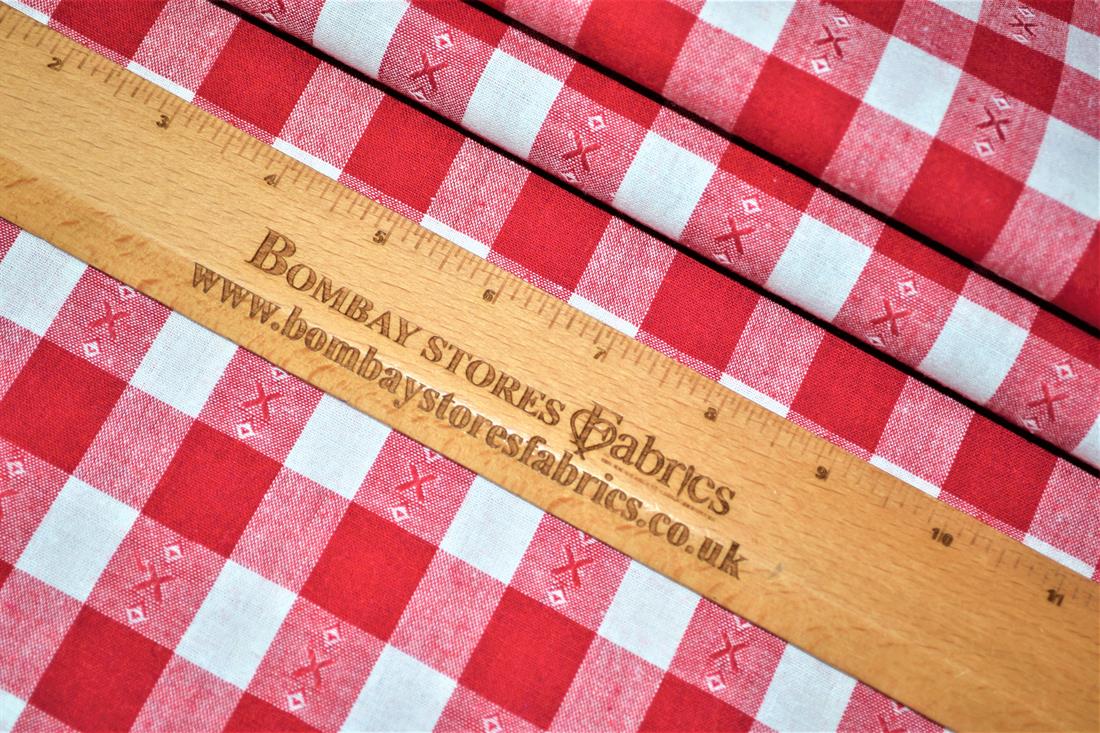 White & Red Tartans