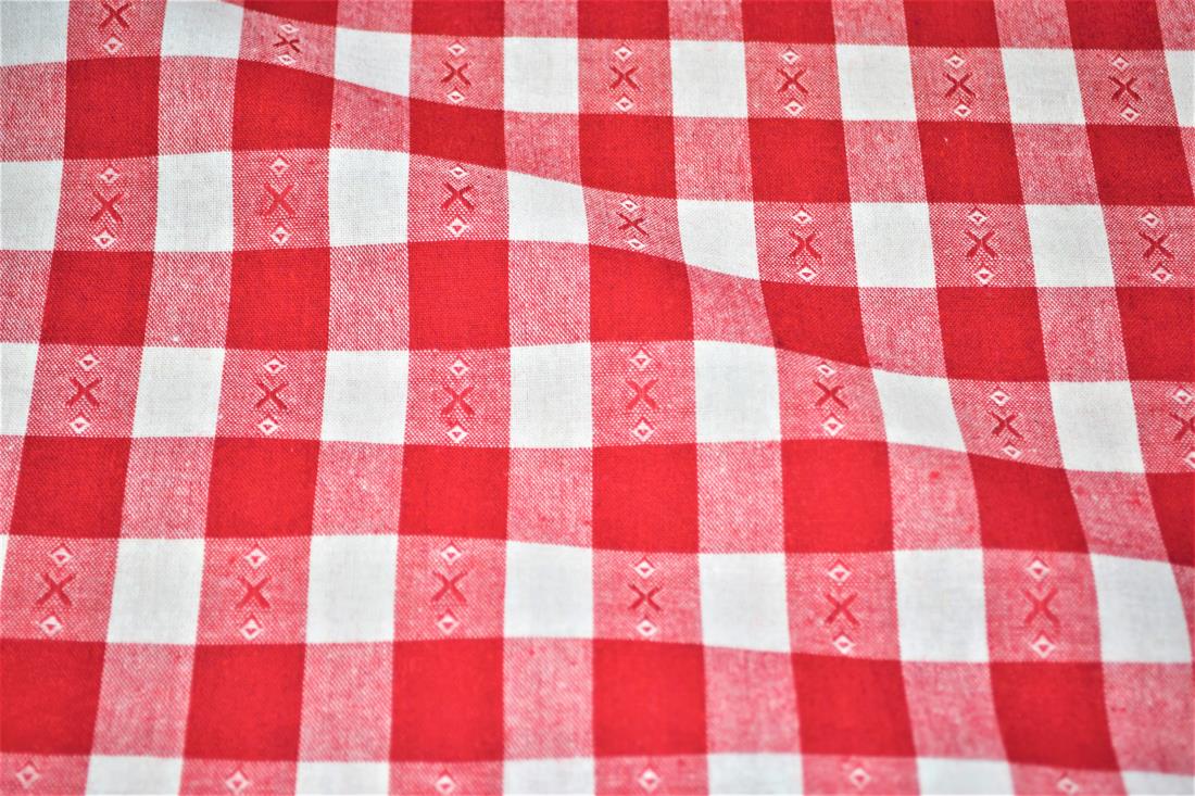 White & Red Tartans