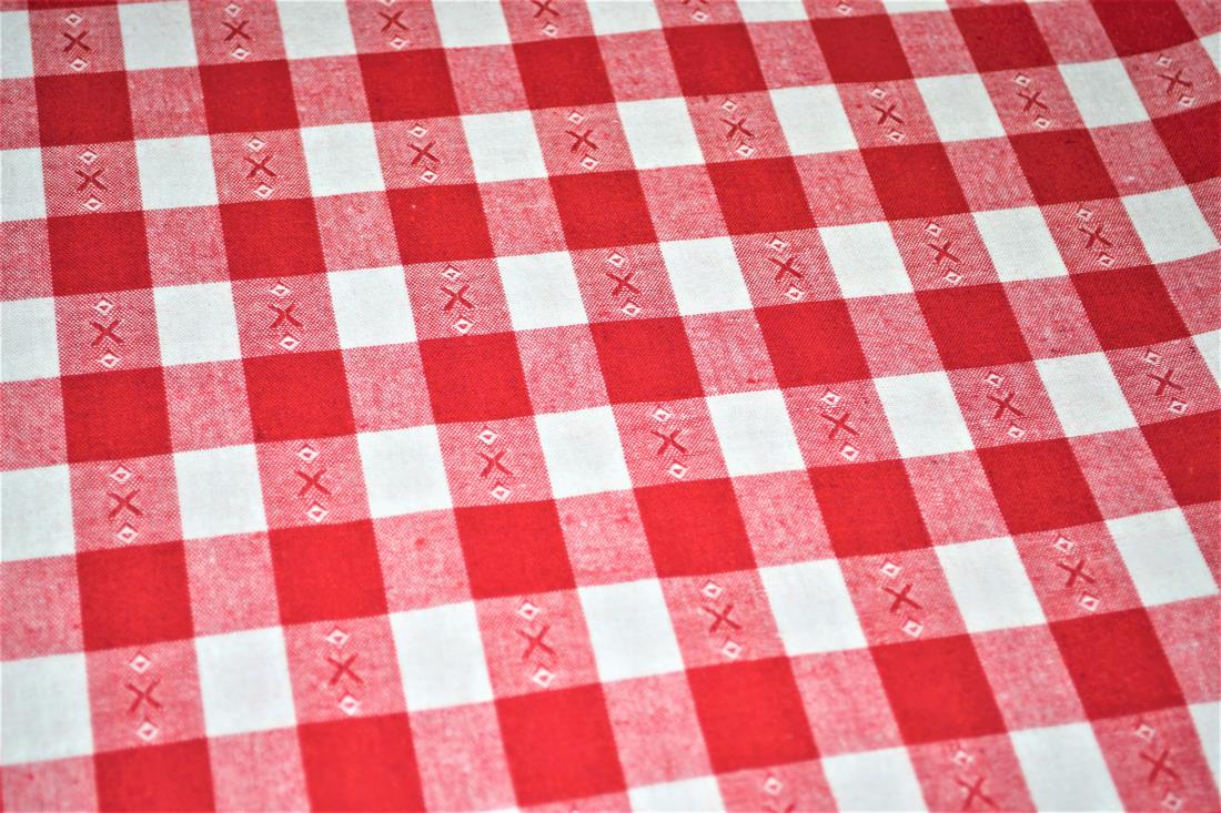 White & Red Tartans