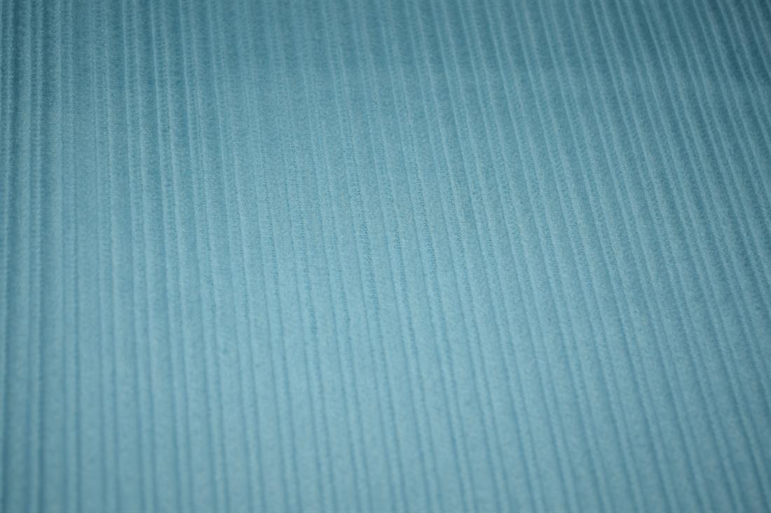 Light Turquoise Cotton Corduroy