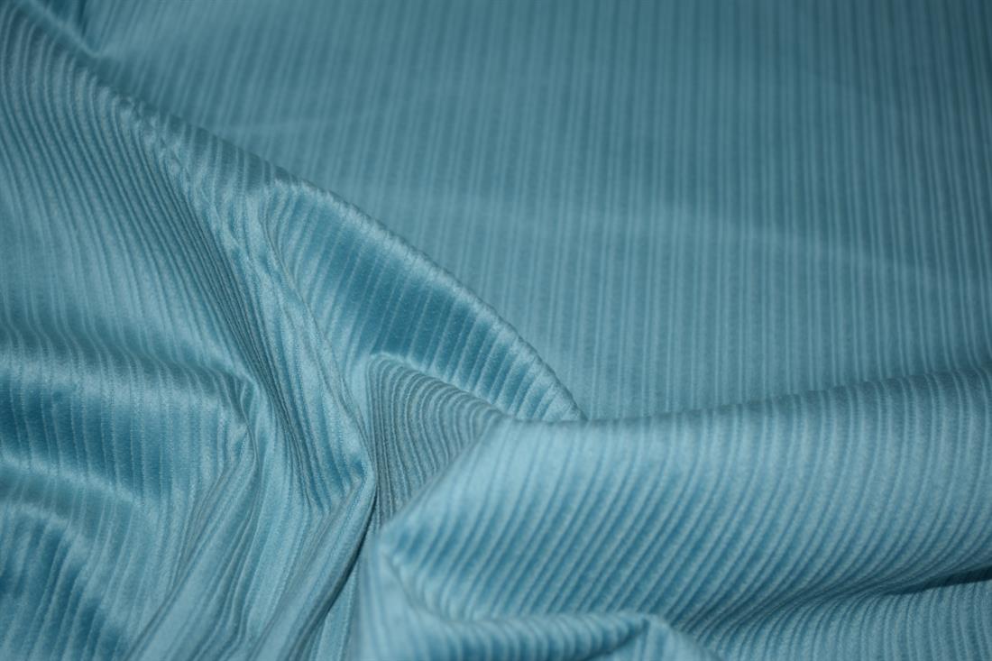 Light Turquoise Cotton Corduroy