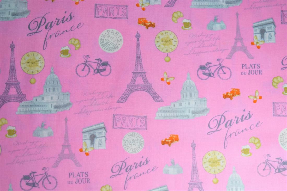 Pink Cotton Eiffel Tower