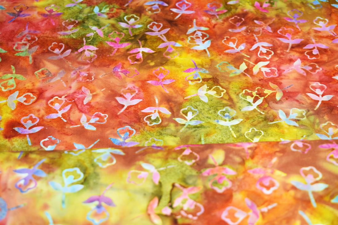 COL 2 Cotton Hand Printed Indonesian Bali Batik