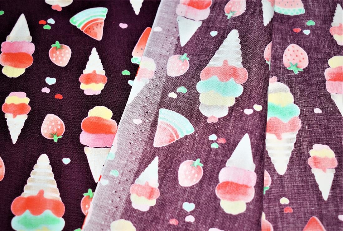 Wine Fruity Ice Print Cotton