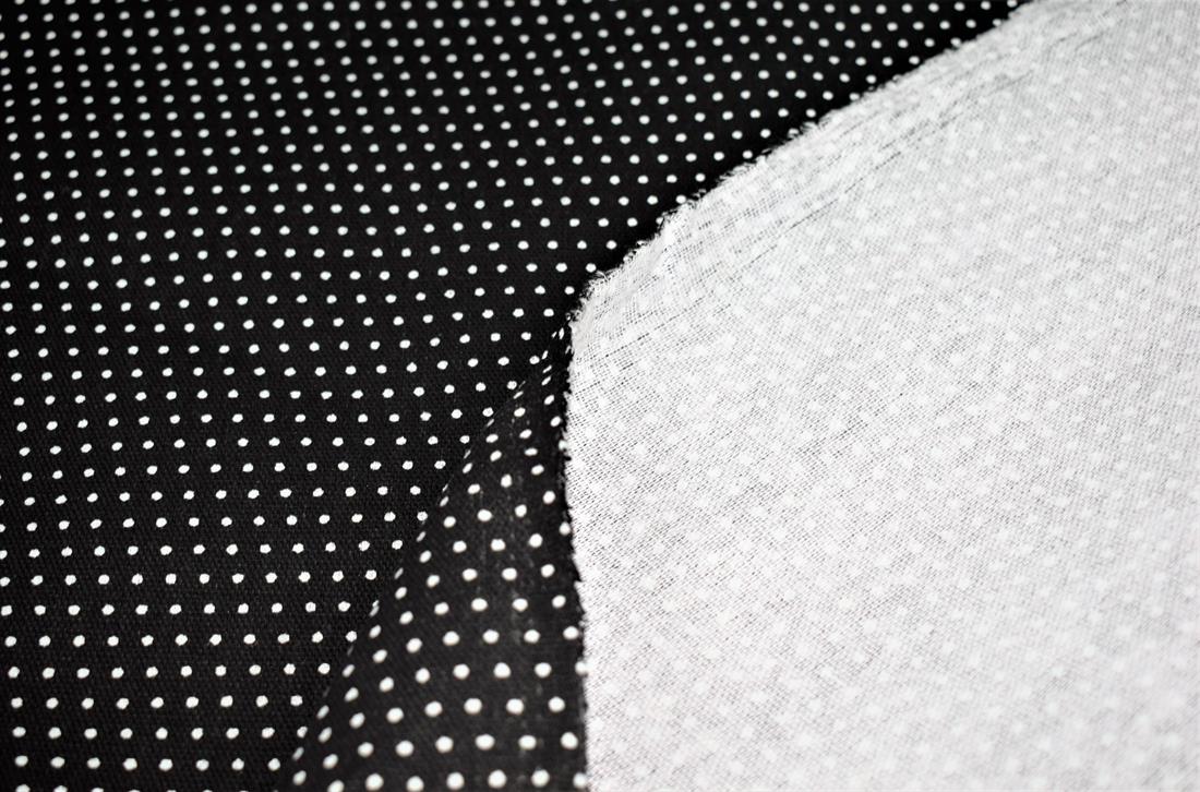 Black Canvas Fabric