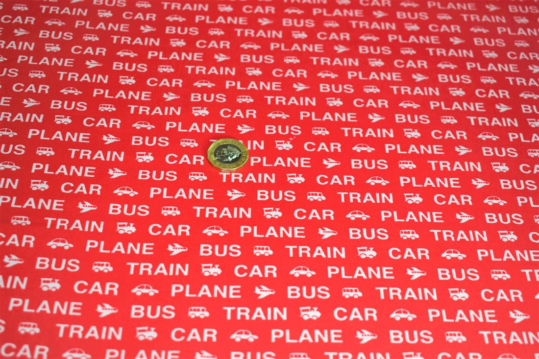 Red Printed Cotton Fabrics