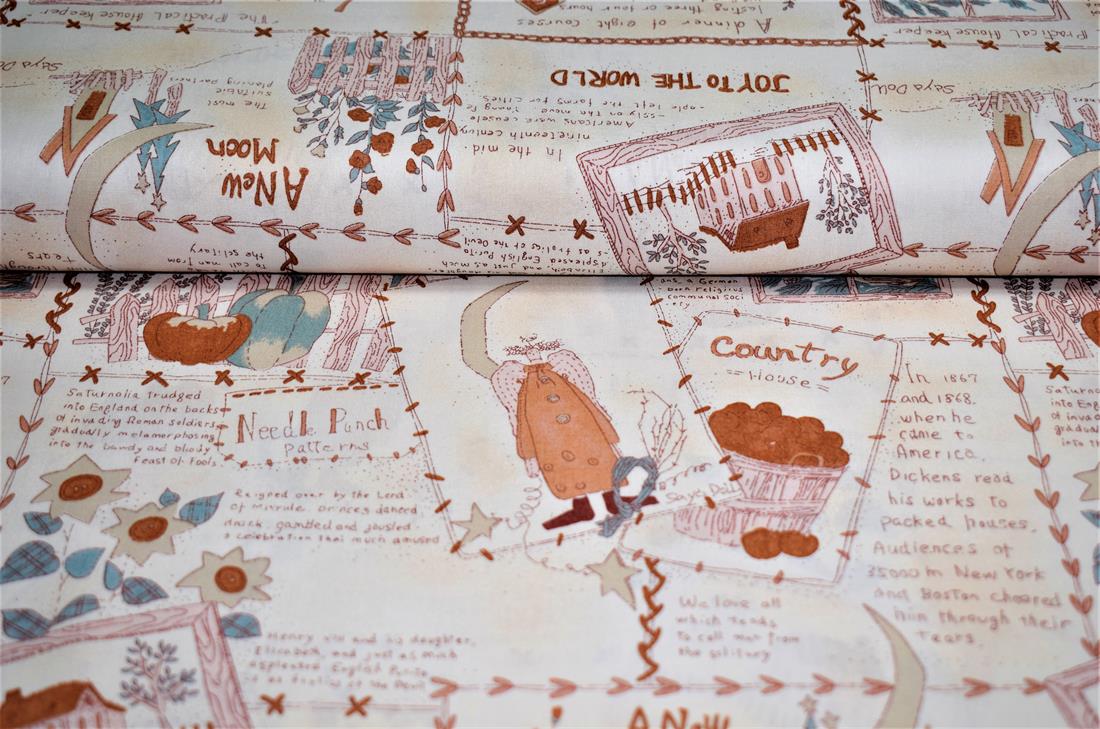 Cream Charles Dickens...A Trip to America Cotton