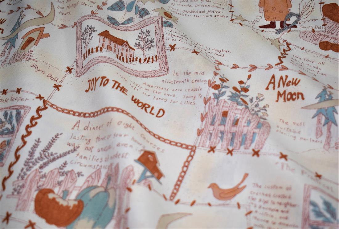 Cream Charles Dickens...A Trip to America Cotton