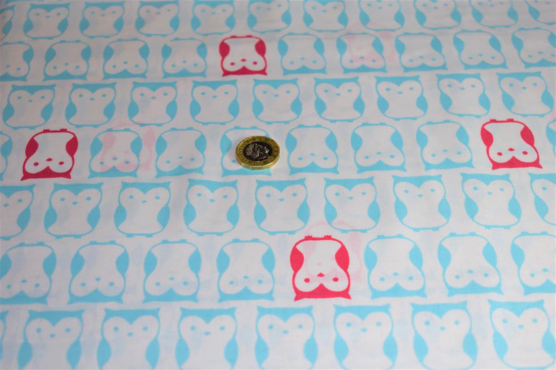 Sky Blue Cotton Fabric for Headbands