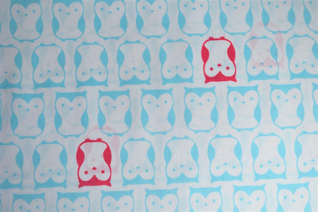 Sky Blue Cotton Fabric for Headbands