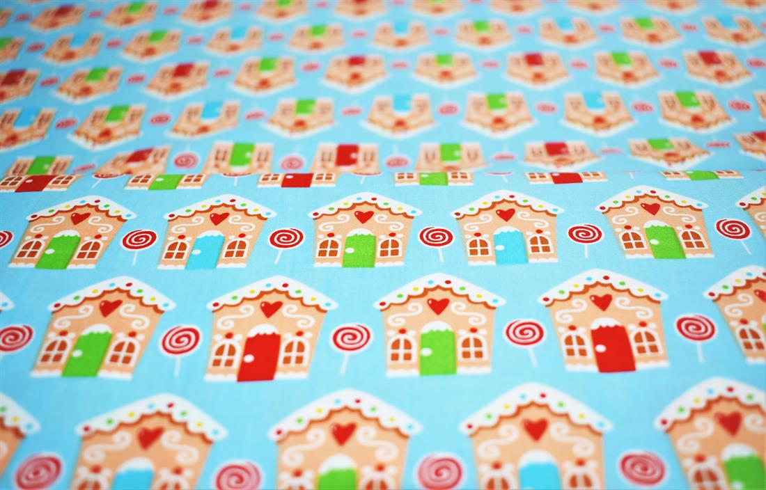 Blue Cotton Christmas Treats