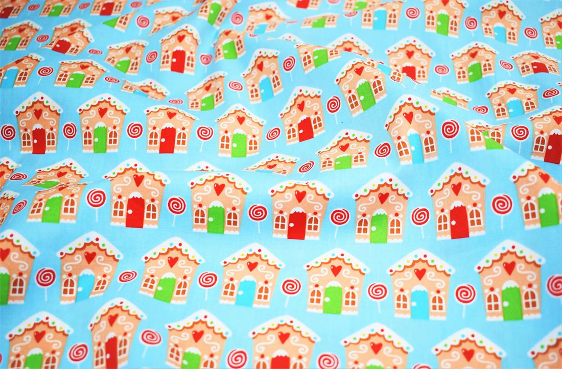 Blue Cotton Christmas Treats