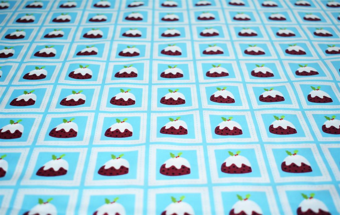 Blue Printed Cotton Fabrics