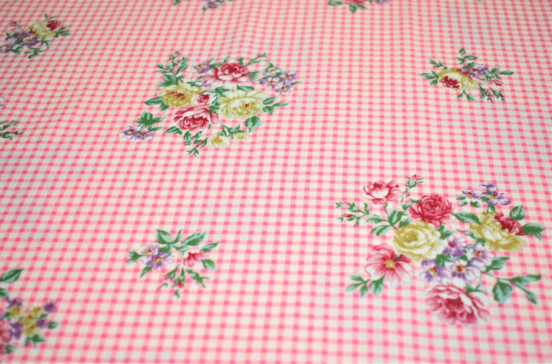 Pink Printed Cotton Fabrics