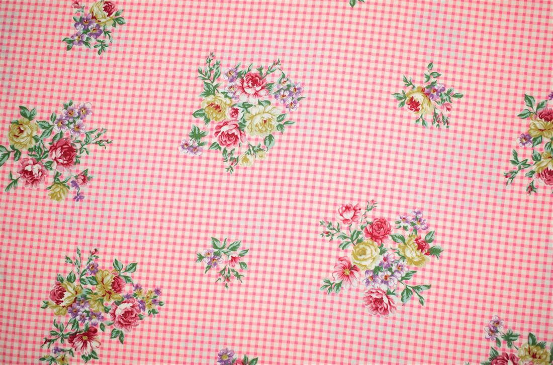 Pink Printed Cotton Fabrics
