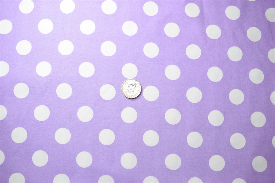Purple Cotton Large Spot