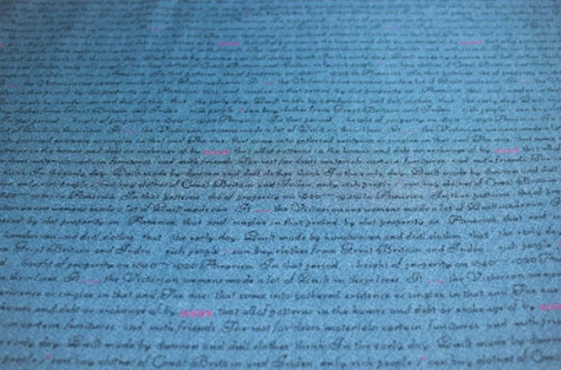 Blue Printed Cotton Fabrics
