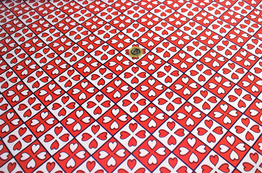 Red Printed Cotton Fabrics