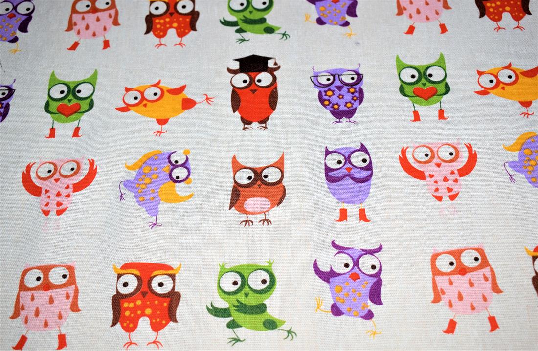 COL 2 Cotton Posing Owls