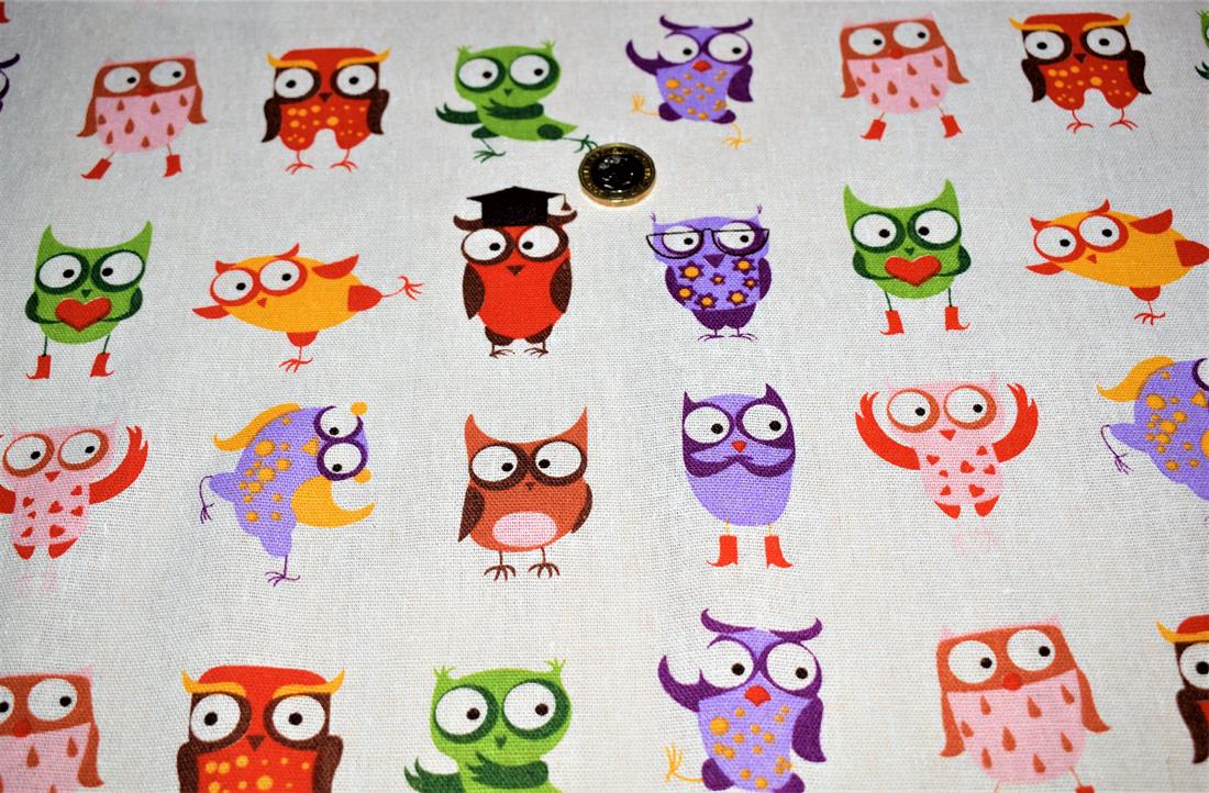 COL 2 Cotton Posing Owls
