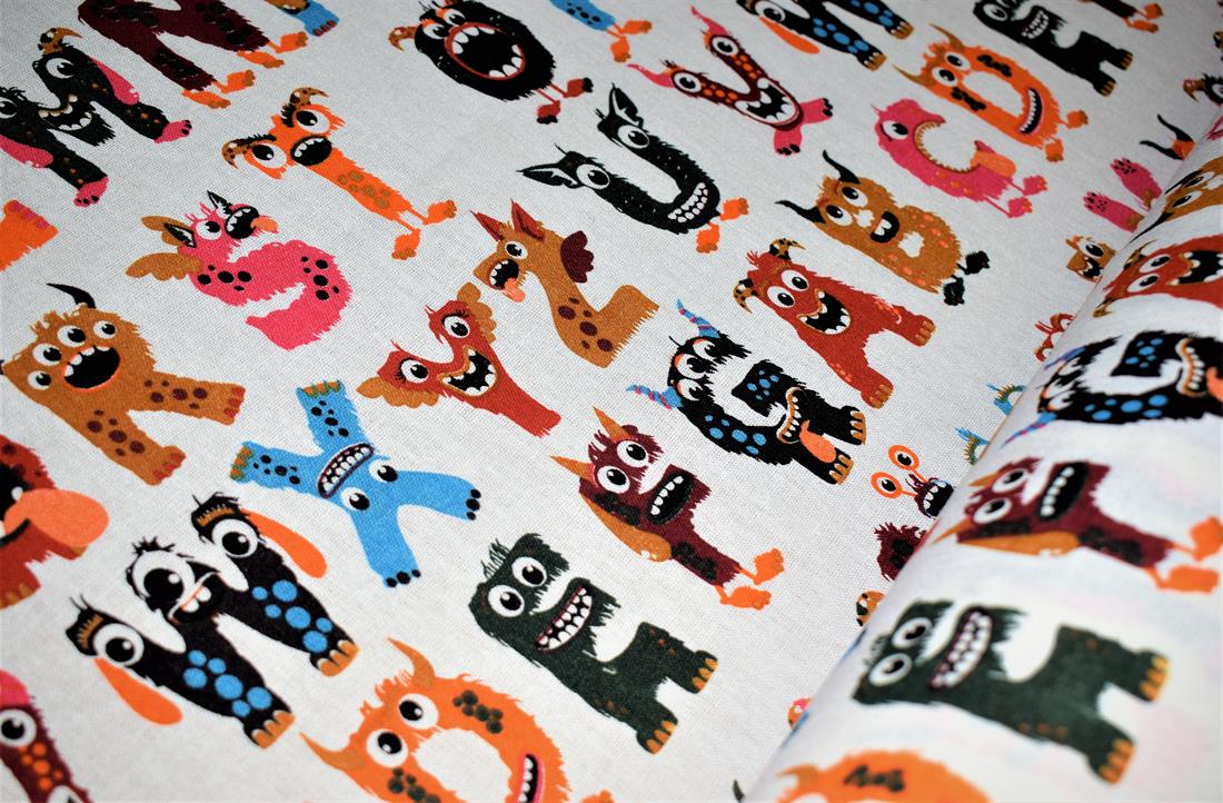 COL 3 Cotton Flaming Alphabet