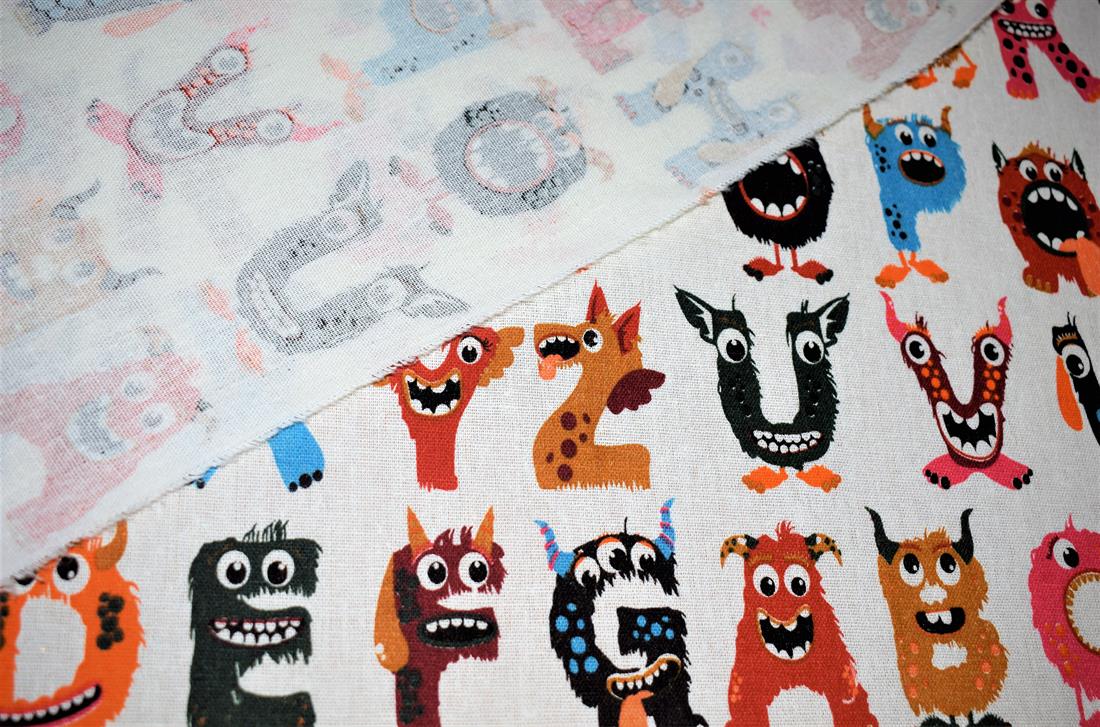 COL 3 Cotton Flaming Alphabet