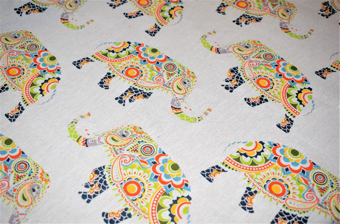 COL 4 Elephant Artwork Printed Canvas