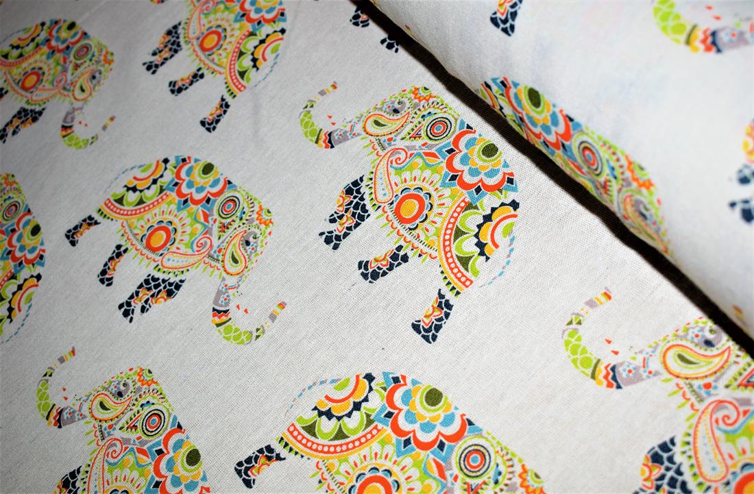 COL 4 Elephant Artwork Printed Canvas