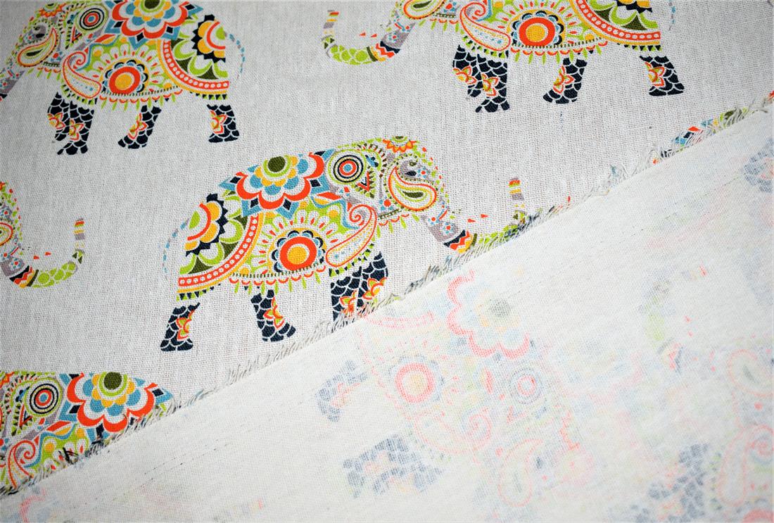 COL 4 Elephant Artwork Printed Canvas