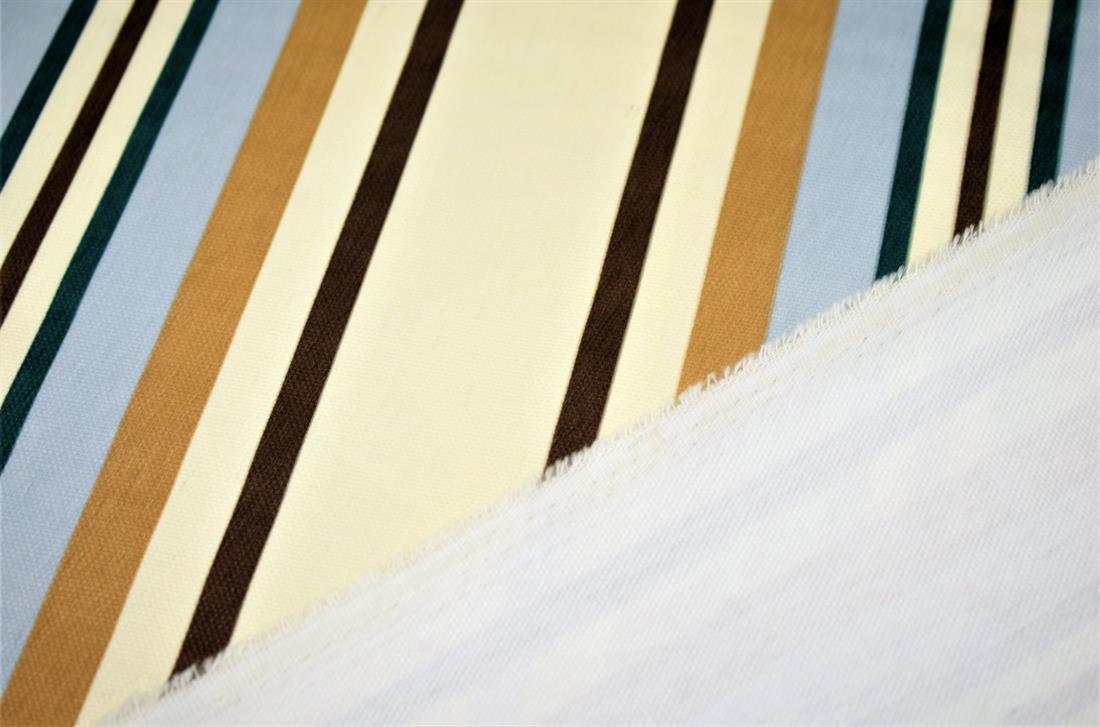 COL 1 Cotton Stripe Print Canvas