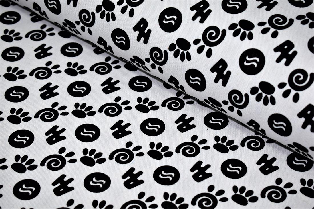 COL 1 Cotton Paws Print Canvas